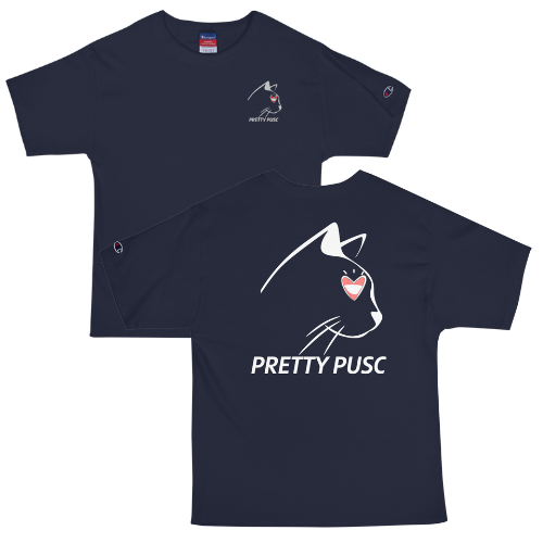 PrettyPusc x Champion Front N Back T Shirt